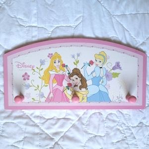 Disney Princess Belle Sleeping Beauty Hanging Hooks rack